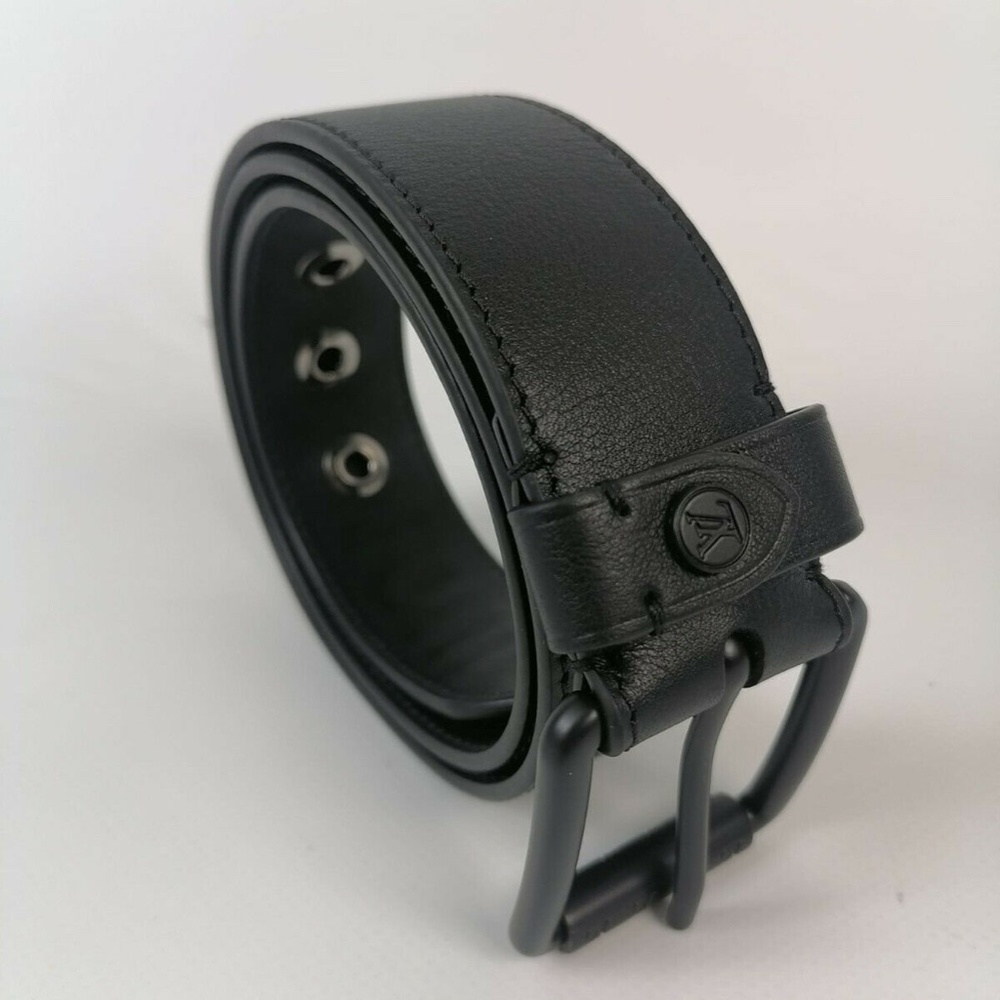 New Authentic Louis Vuitton Voyager 35 MM Black Belt size 34" / 85 cm - Picture 4 of 12